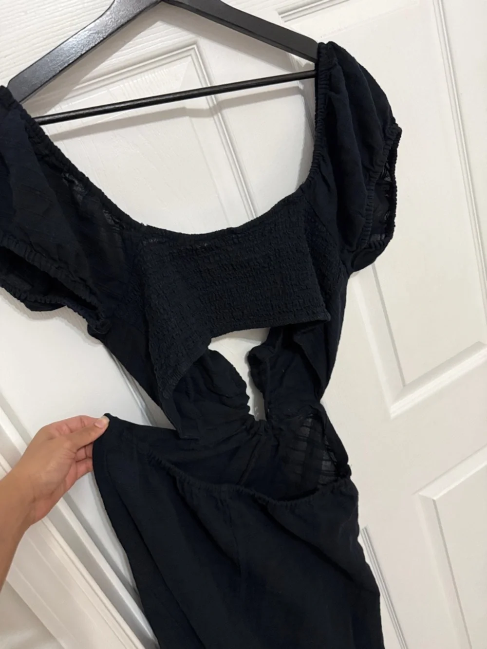 Free People women’s Extra Dose black open back dress - Picture 11 of 11